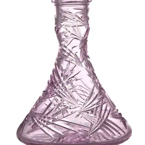 Caesar Crystal Bowl – Cone – Wings – Pink