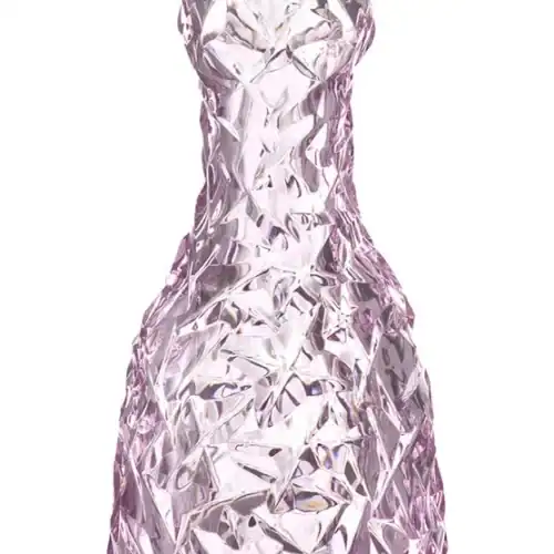 Bol César en Cristal – Taille Tradi – Roche – Rose