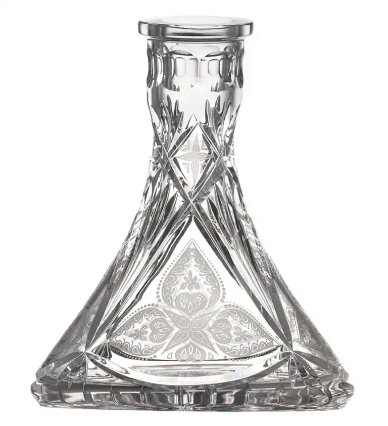 Caesar Crystal Bowl – Cono – Cachemira – Transparente