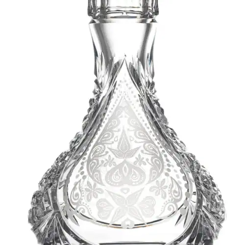 Caesar Crystal Bowl – Gota – Cachemira – Transparente