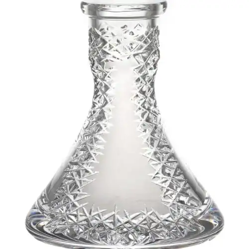 Caesar Crystal Bowl SMALL – Cone – Frozen VI – Clear