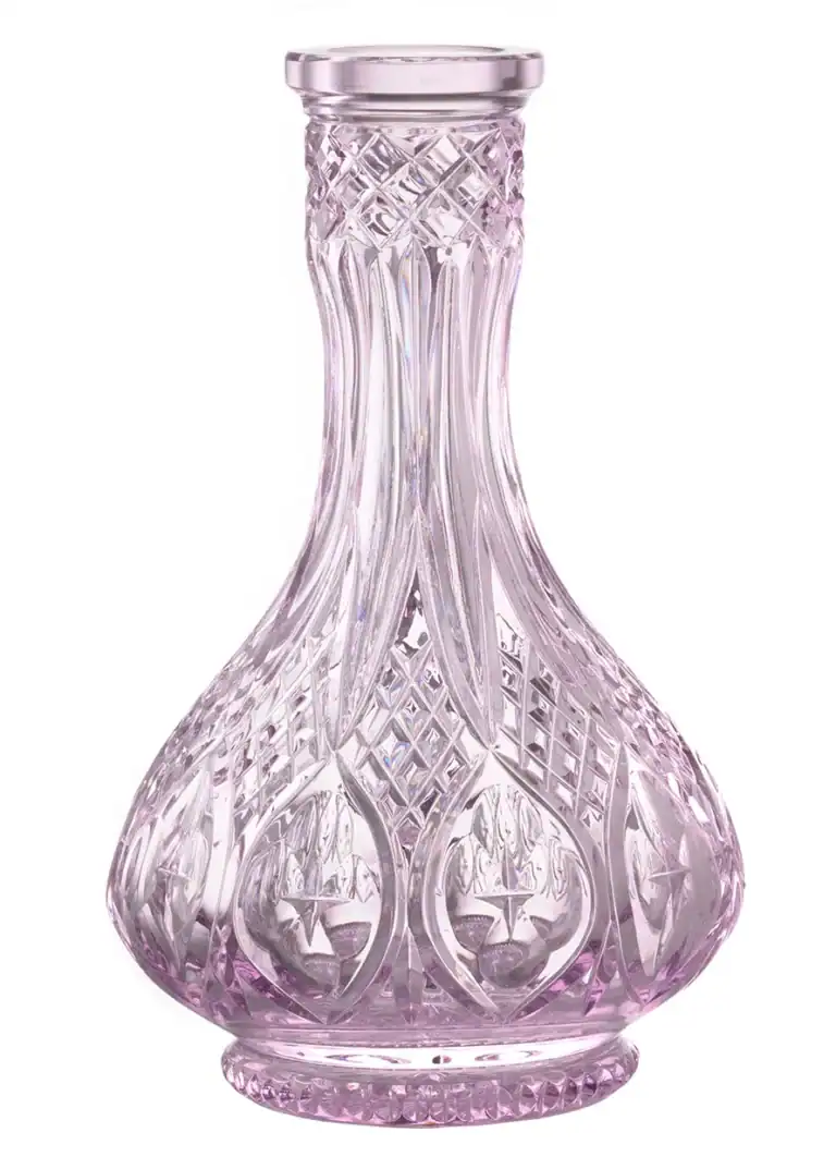 Bol César en Cristal – Goutte – Violet – Rose