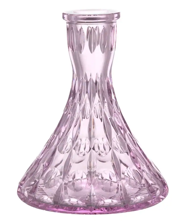 Cuenco de Cristal César – Cono – Perlas – Rosa