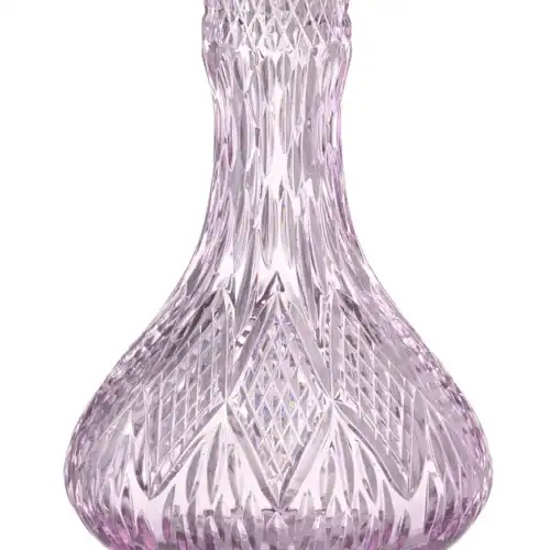 Bol en cristal César – Goutte – Feu de joie – Rose