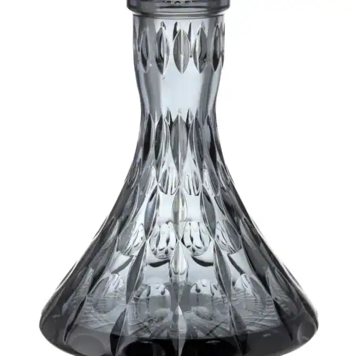 Bol César en Cristal – Cône – Perles – Gris