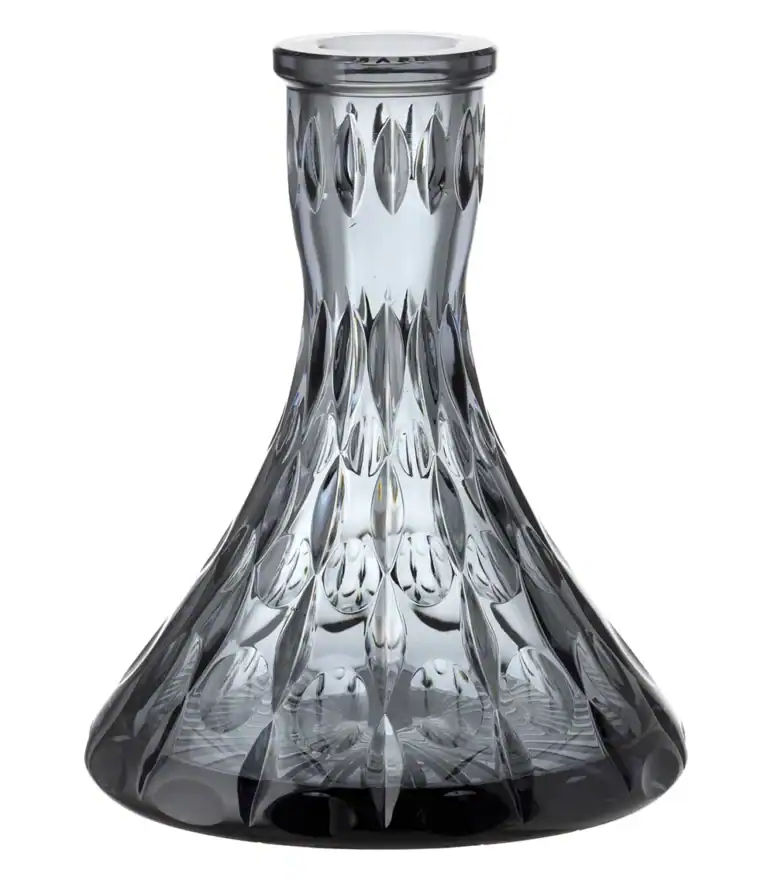 Cuenco de Cristal Caesar – Cono – Perlas – Gris