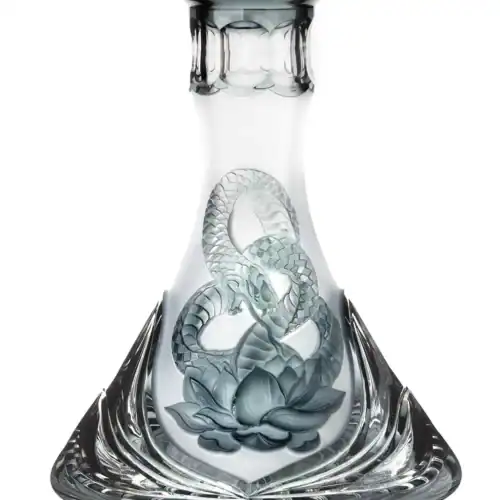 Caesar Crystal Bowl – Cone – Snake – Gray