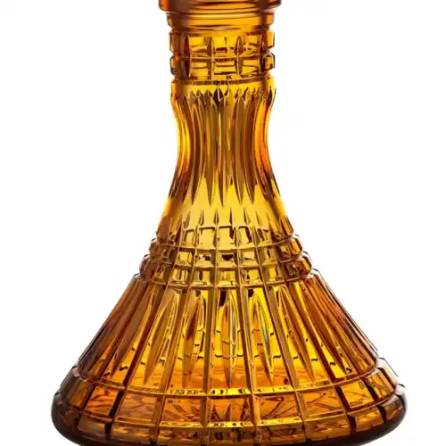 Caesar Crystal Bowl – Cone – Sandra – Orange