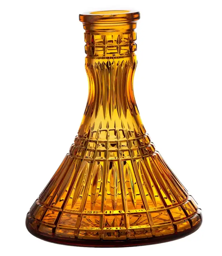 Cuenco de Cristal César – Cono – Sandra – Naranja