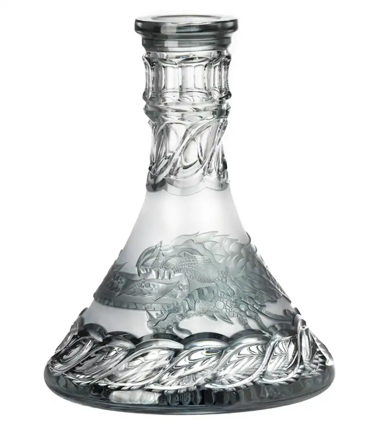 Cuenco de cristal César – Cono – Ouroboros – Gris