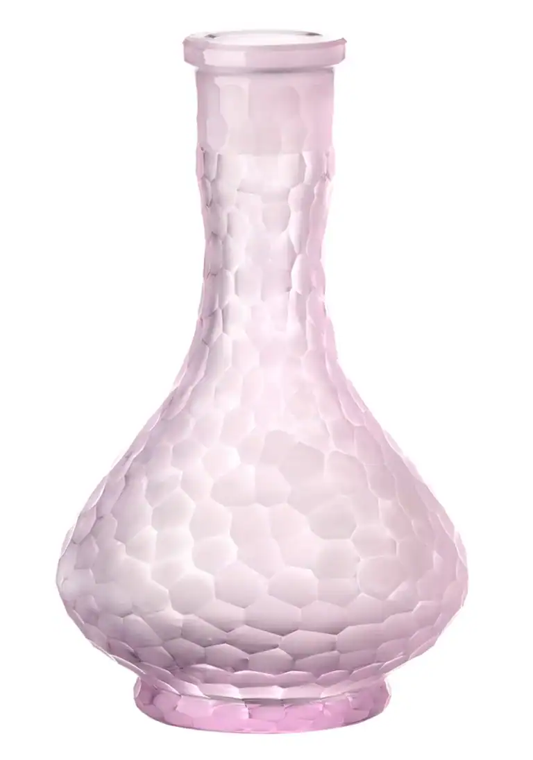 Cuenco de cristal César – Gota – Mármol – Rosa