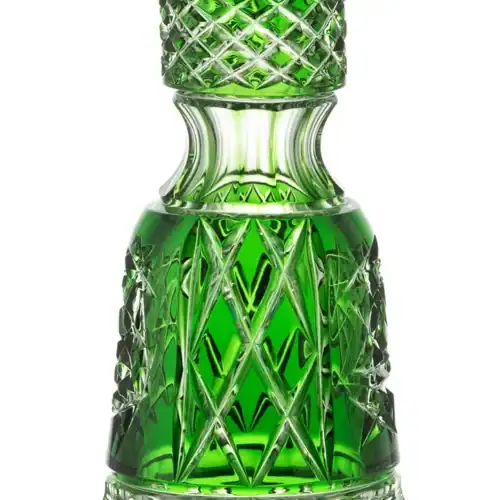 Tazón de Cristal César PEQUEÑO – Corte Tradi – Medusa – Verde