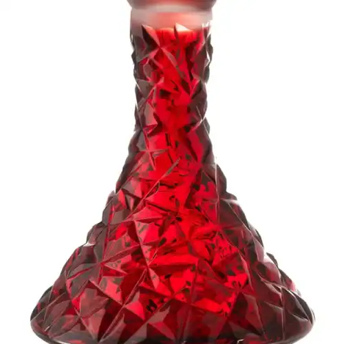 Cuenco de Cristal César – Cono – Roca – Rojo