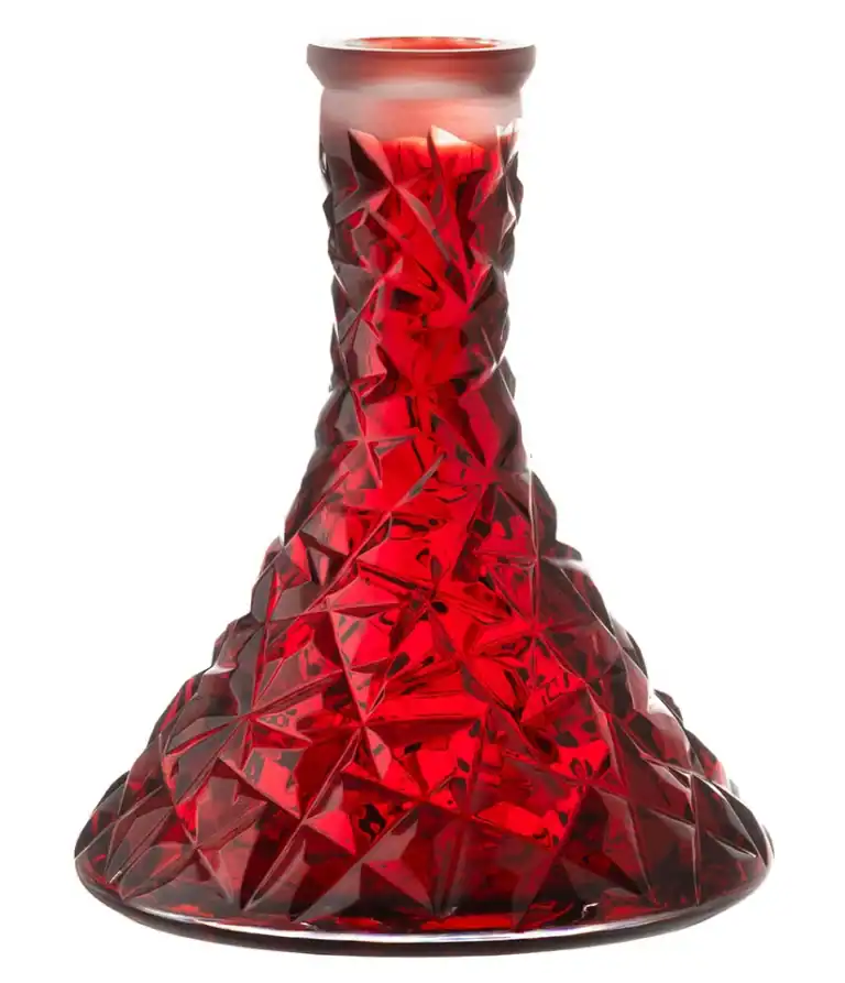 Cuenco de Cristal César – Cono – Roca – Rojo