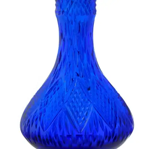 Caesar Crystal Bowl – Drop – Bonfire – Blue