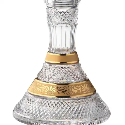 Caesar Crystal Bowl – Cone – Fountain – Clear Gold
