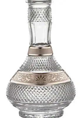 Tazón de cristal César – Gota – Fuente – Platino