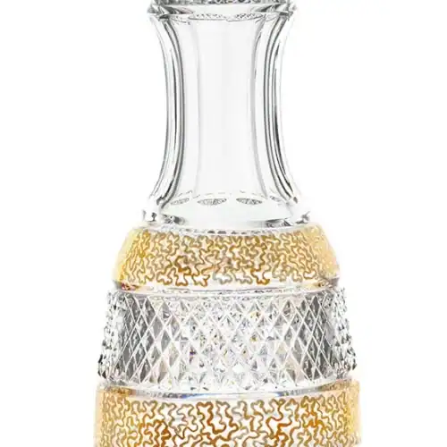 Bol César en Cristal – Coupe Tradi – Boucles – Or