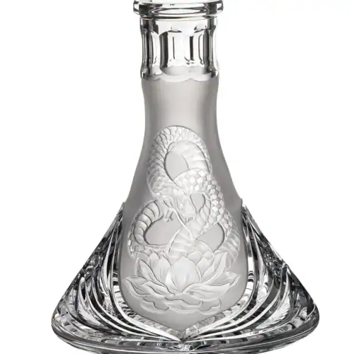 Caesar Crystal Bowl – Cone – Snake – Clear