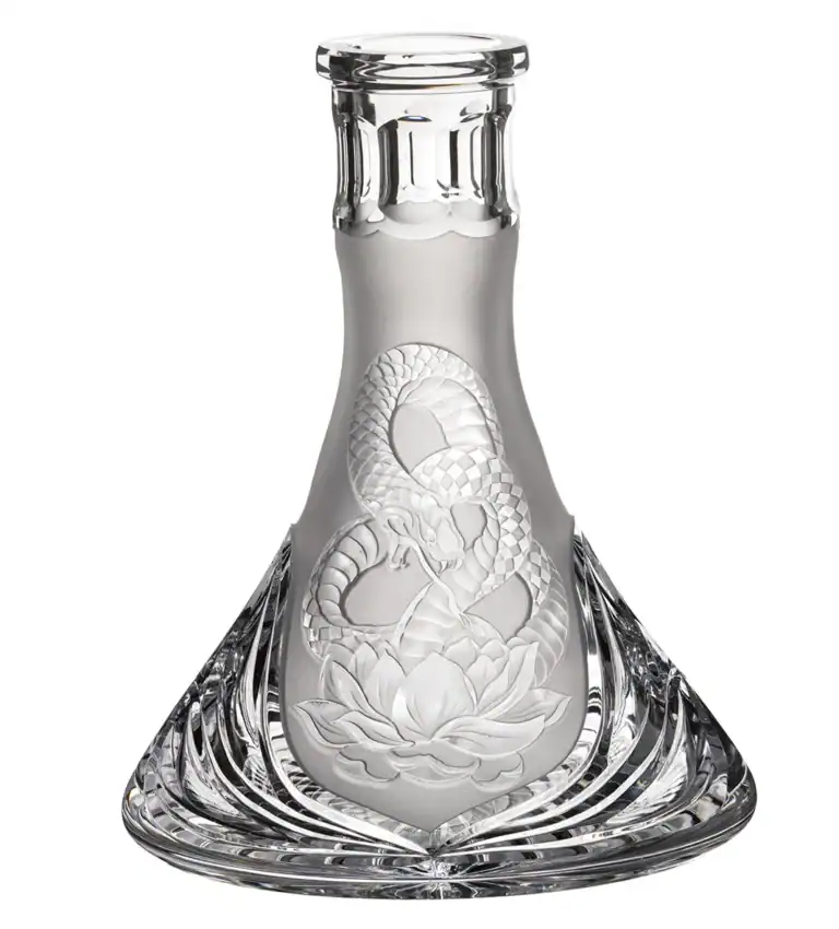 Tazón de cristal César – Cono – Serpiente – Transparente