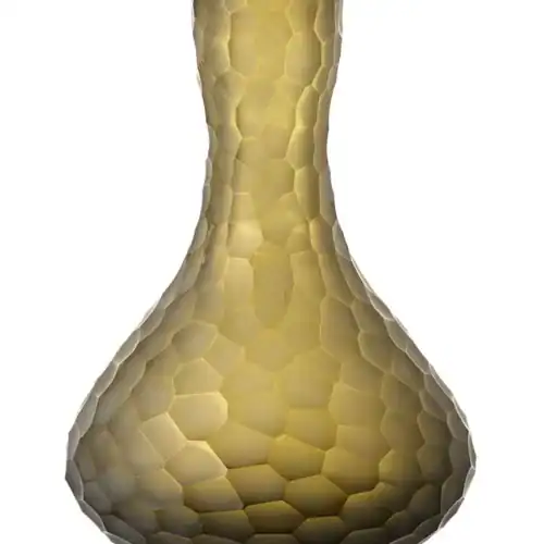 Bol César en Cristal – Goutte – Marbre – Ambre