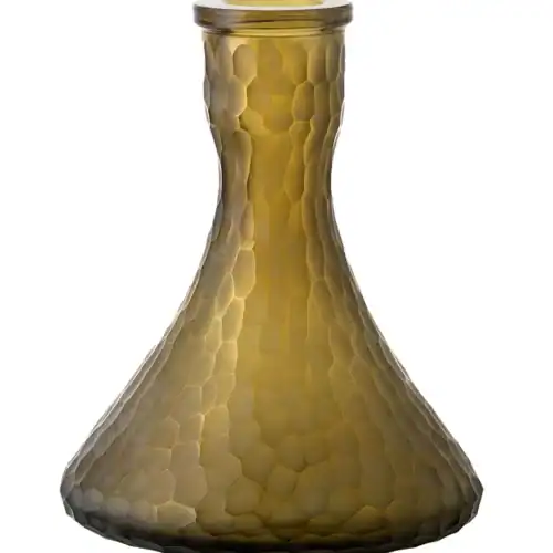 Cuenco de cristal César – Cono – Mármol – Ámbar