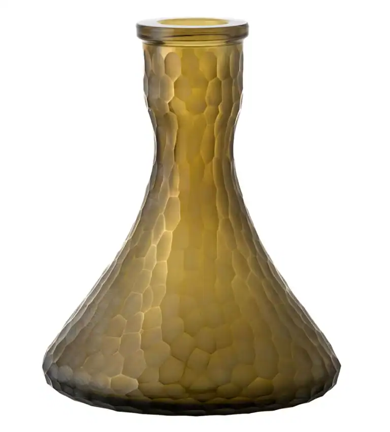 Cuenco de cristal César – Cono – Mármol – Ámbar
