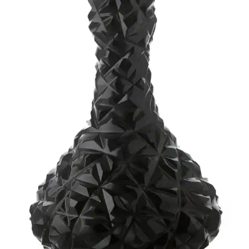 Caesar Crystal Bowl – Drop – Rock – Black