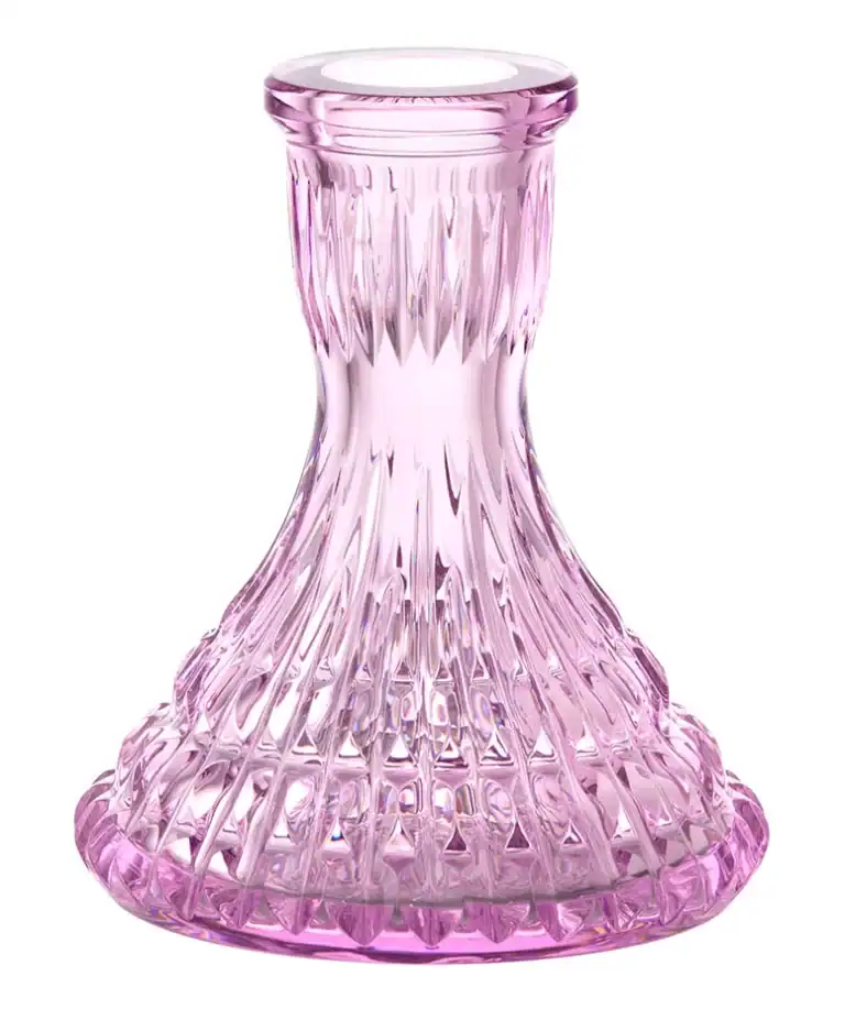 Bol en Cristal César PETIT – Cône – Étincelant – Rose