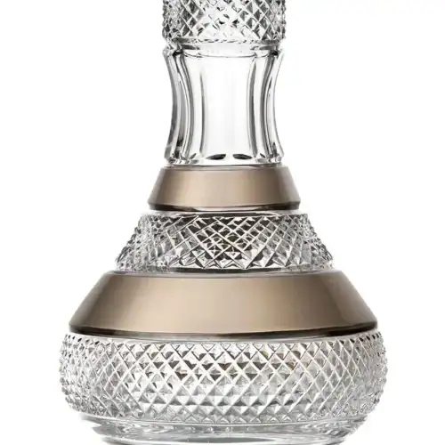 Tazón de cristal César – Gota – Spictajn – Platino transparente