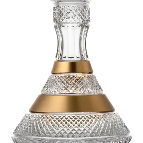 Caesar Crystal Bowl – Cone – Spictajn – Clear Gold
