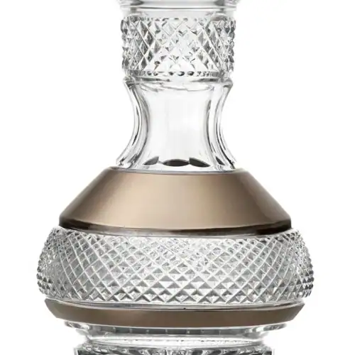 Caesar Crystal Bowl PEQUEÑO – Gota – Spictajn – Platino transparente