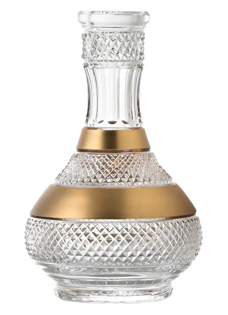 Caesar Crystal Bowl – Drop – Spictajn – Clear Gold
