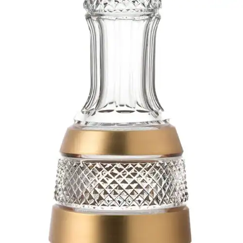Caesar Crystal Bowl – Tradi Cut – Spictajn – Clear Gold