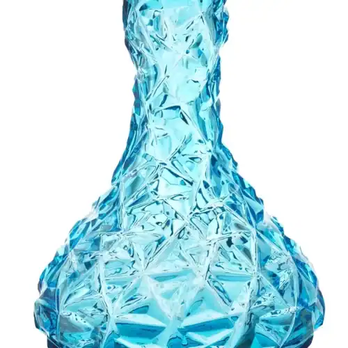 Bol César en Cristal – Goutte – Rocher – Turquoise