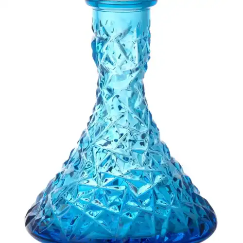 Caesar Crystal Bowl – Cone – Rock – Turquoise