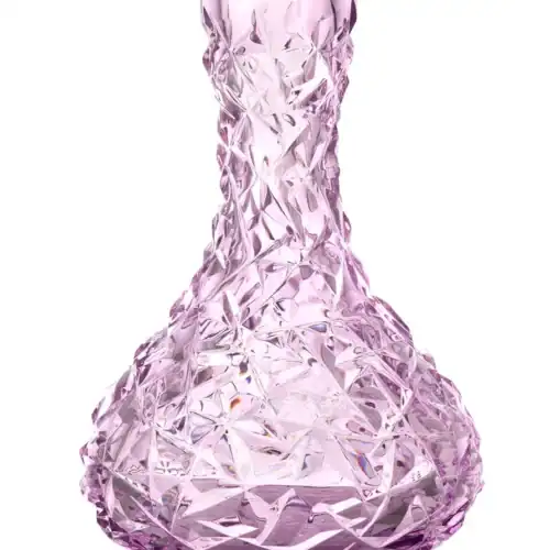 Caesar Crystal Bowl – Drop – Rock – Pink