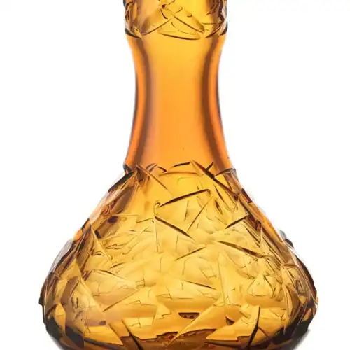 Caesar Crystal Bowl – Drop – Floe – Orange