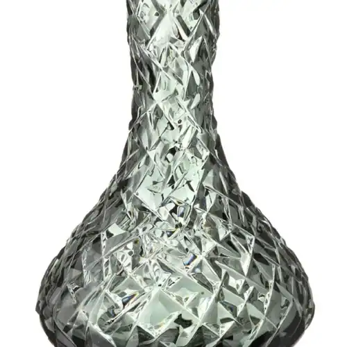 Bol en Cristal César – Goutte – Roche – Gris Foncé