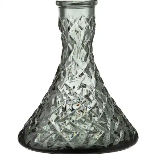 Bol César en Cristal – Cône – Roche – Gris Clair