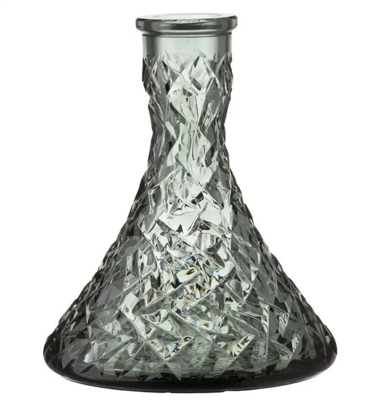 Cuenco de cristal Caesar – Cono – Roca – Gris claro