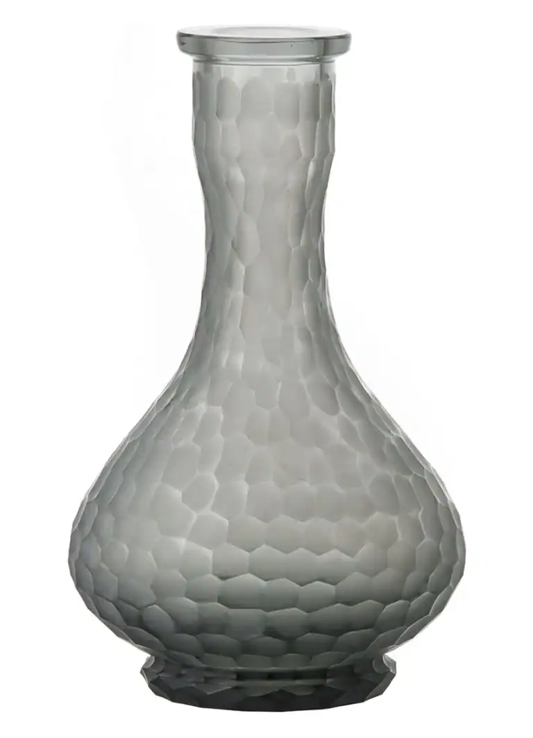 Cuenco de cristal Caesar – Gota – Mármol – Gris