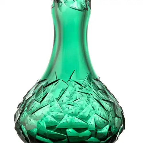 Caesar Crystal Bowl – Drop – Floe – Green