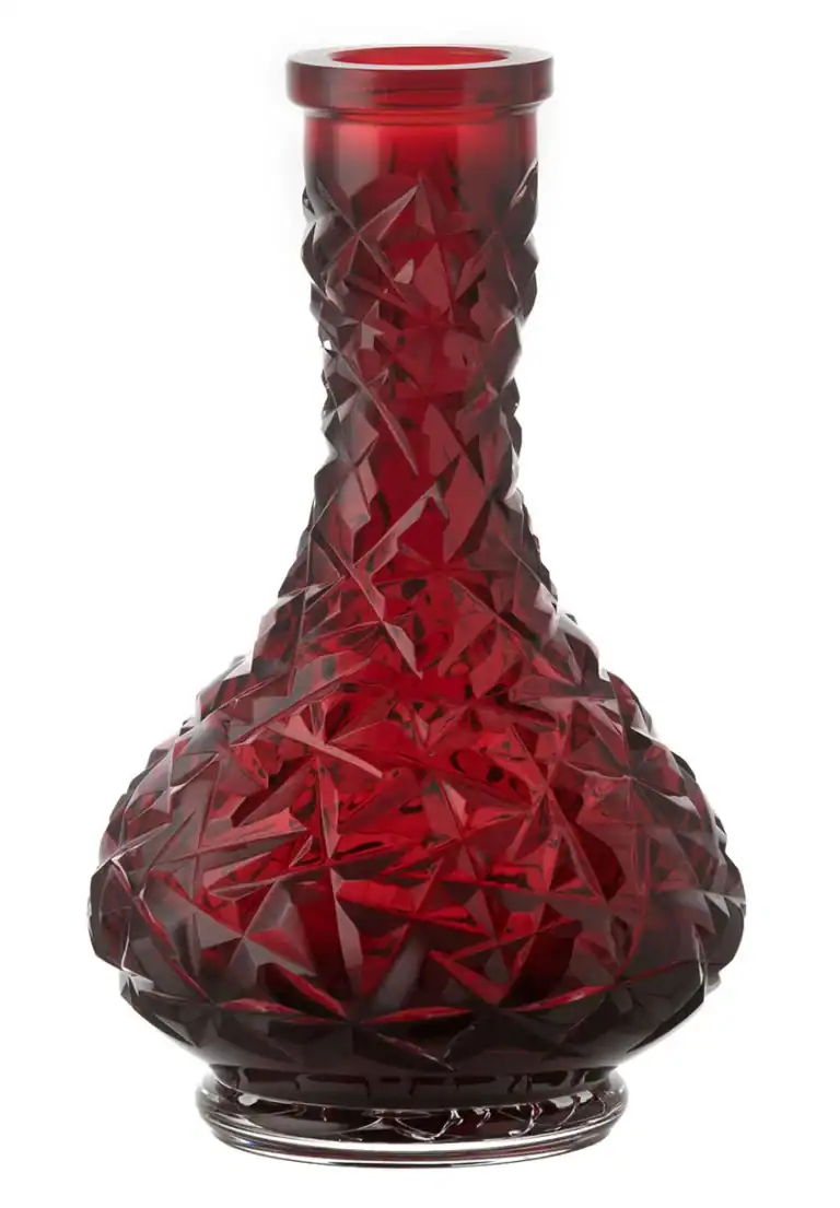 Tazón de cristal César – Gota – Roca – Rojo