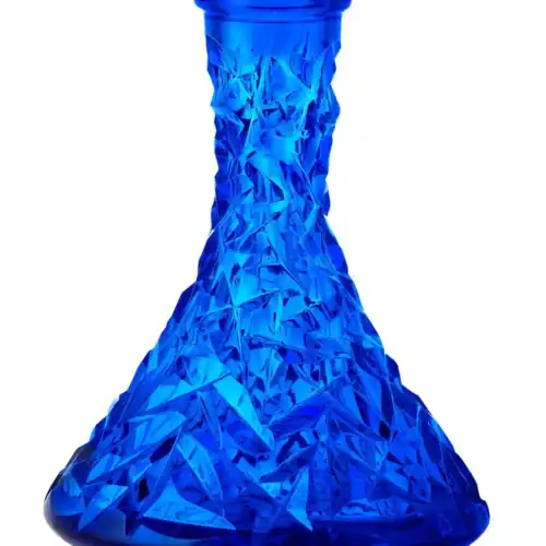Caesar Crystal Bowl – Cone – Rock – Navy Blue