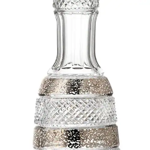 Bol César en Cristal – Coupe Tradi – Boucles – Platine