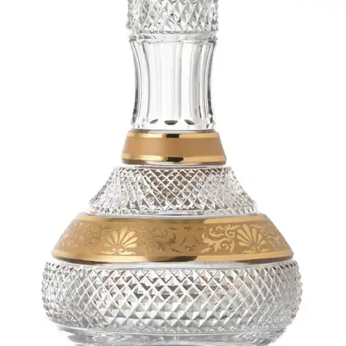 Caesar Crystal Bowl – Drop – Fountain – Clear Gold