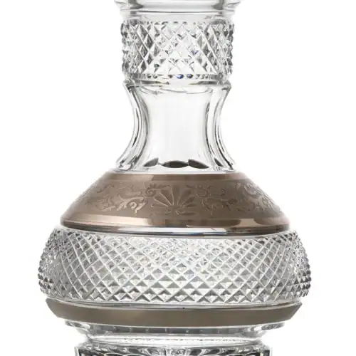 Caesar Crystal Bowl SMALL – Drop – Fountain – Platinum