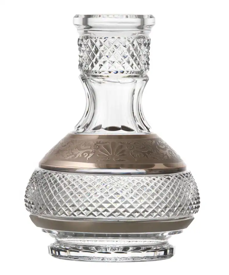 Caesar Crystal Bowl PEQUEÑO – Gota – Fuente – Platino