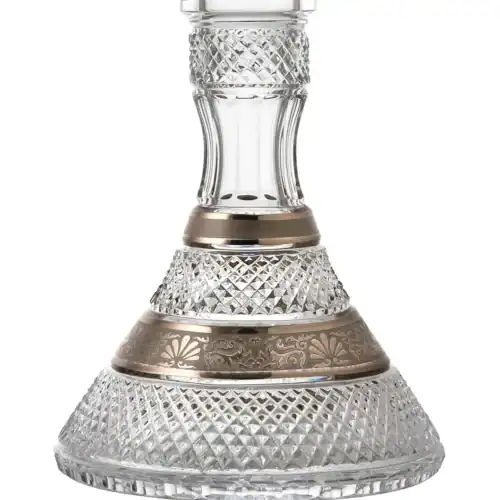 Caesar Crystal Bowl – Cone – Fountain – Platinum